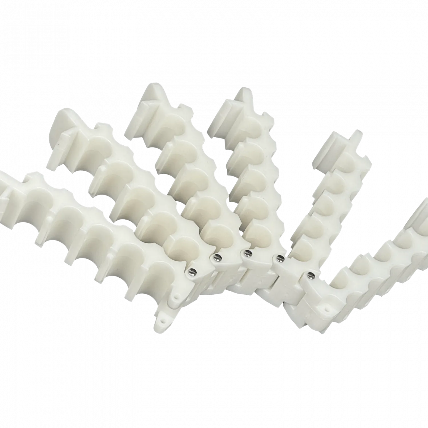 Peine para 5x5 25 Cables UTP/FTP max-9mm Ordenador Manojo Blanco 8x8cm 2