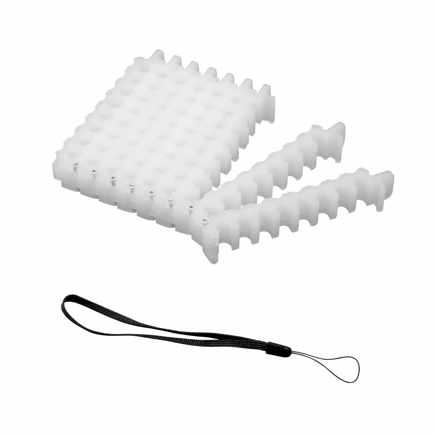 COMB-64. Peine para 8x8 64 Cables UTP/FTP de max-8,5mm Ordenador Manojo Blanco 2