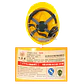 Casco de Seguridad Amarillo NO-cert - Miniatura 4