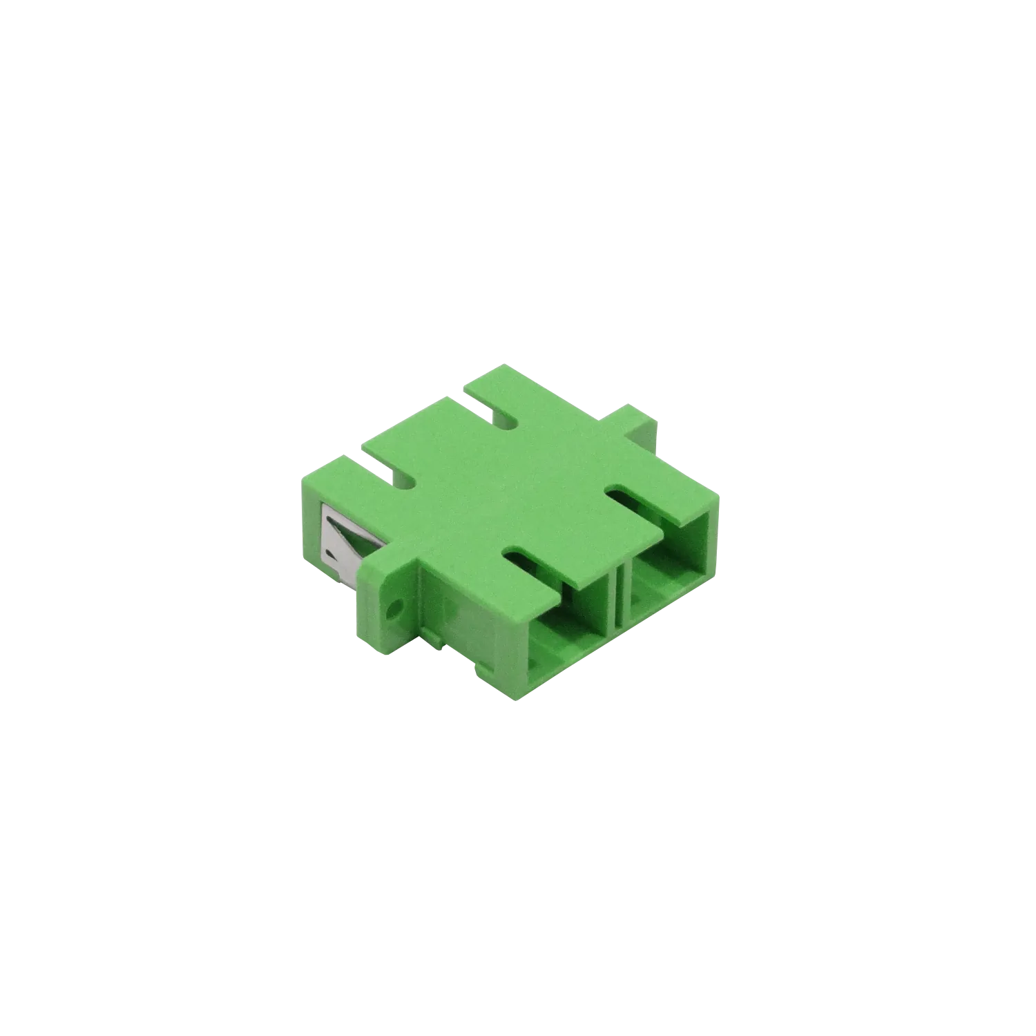 SC-SC Verde/APC SM DX-Duplex Copla Fibra Adaptador p/Cabecera-CL/Caja 3
