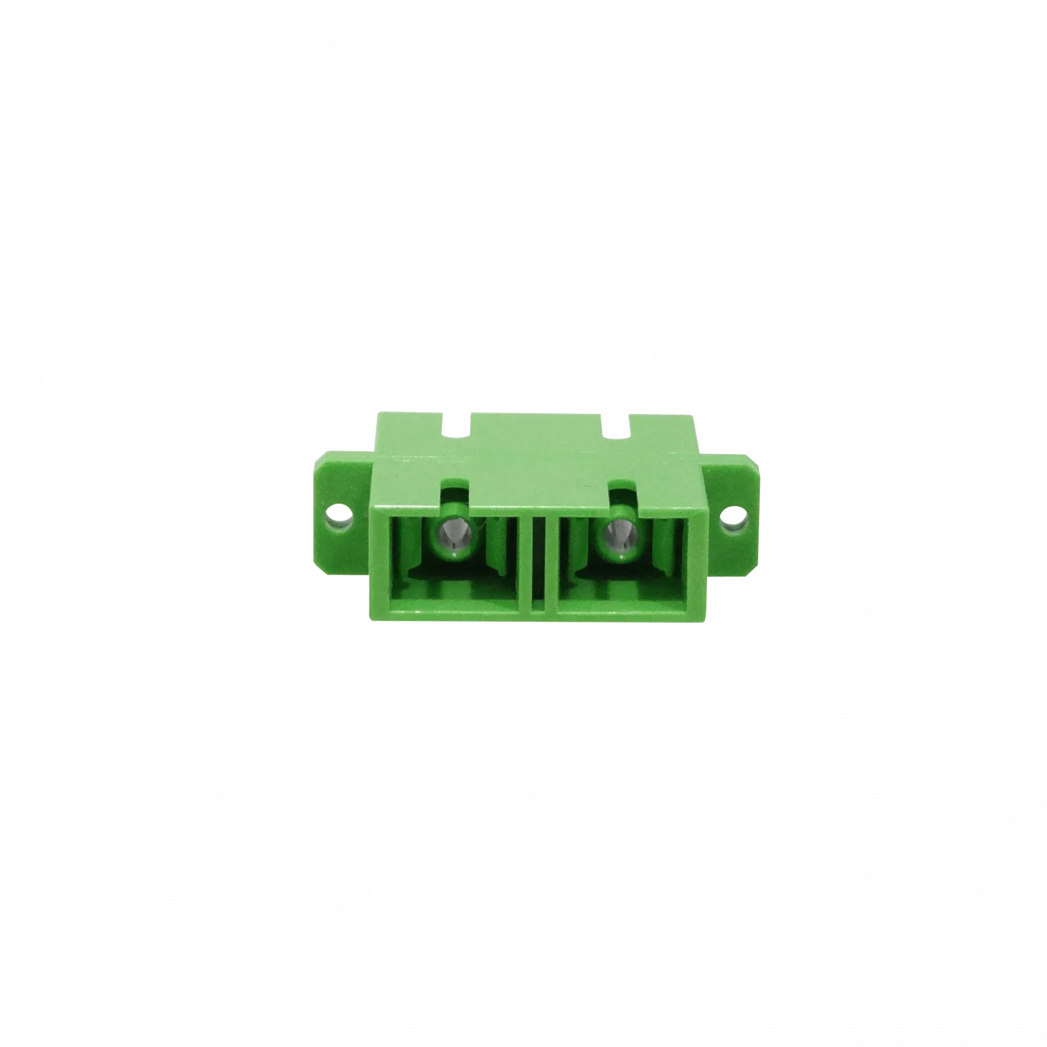 SC-SC Verde/APC SM DX-Duplex Copla Fibra Adaptador p/Cabecera-CL/Caja 4