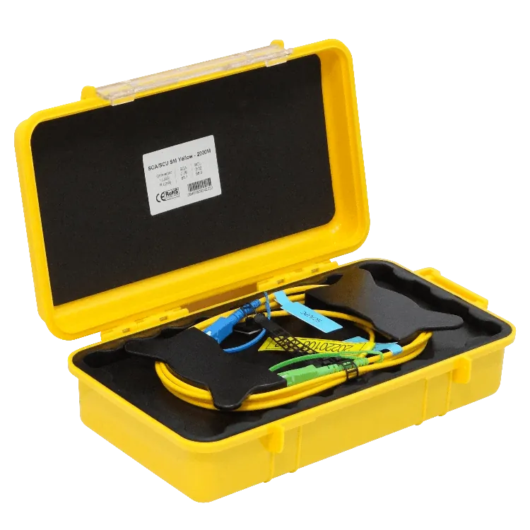 Bobina de Lanzamiento Monomodo 2 km SC/APC a SC/UPC G652 - BOB-2AC 6