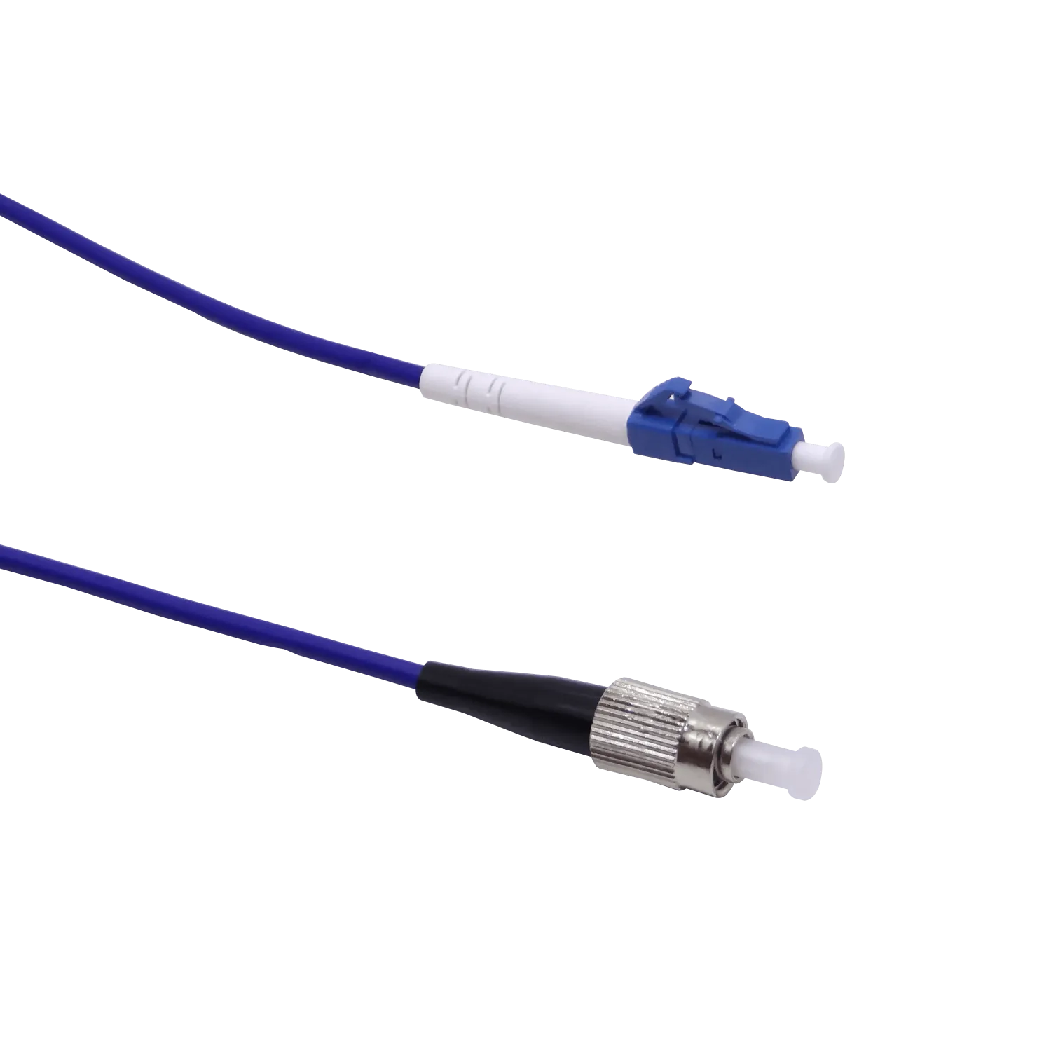 LSZH Blindado 2mt LC-FC SM Simplex Jumper Cable Fibra 3.0mm 9/125um 2