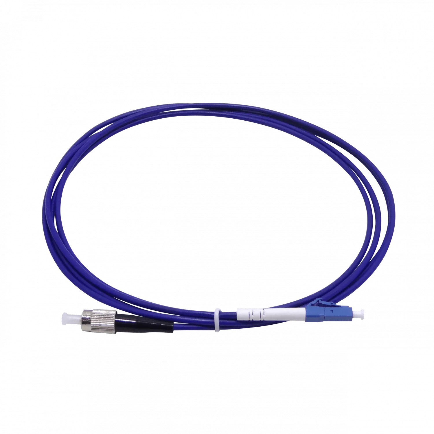 LSZH Blindado 2mt LC-FC SM Simplex Jumper Cable Fibra 3.0mm 9/125um 3