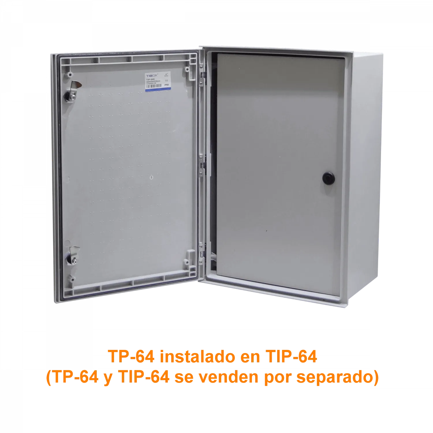Contrapuerta Tibox TP-64 564x345mm metalica para gabinete 600x400 3