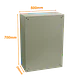 Caja metalica Tibox ST5-725 700x500x250mm 2 chapas IP66 beige con placa - Miniatura 3