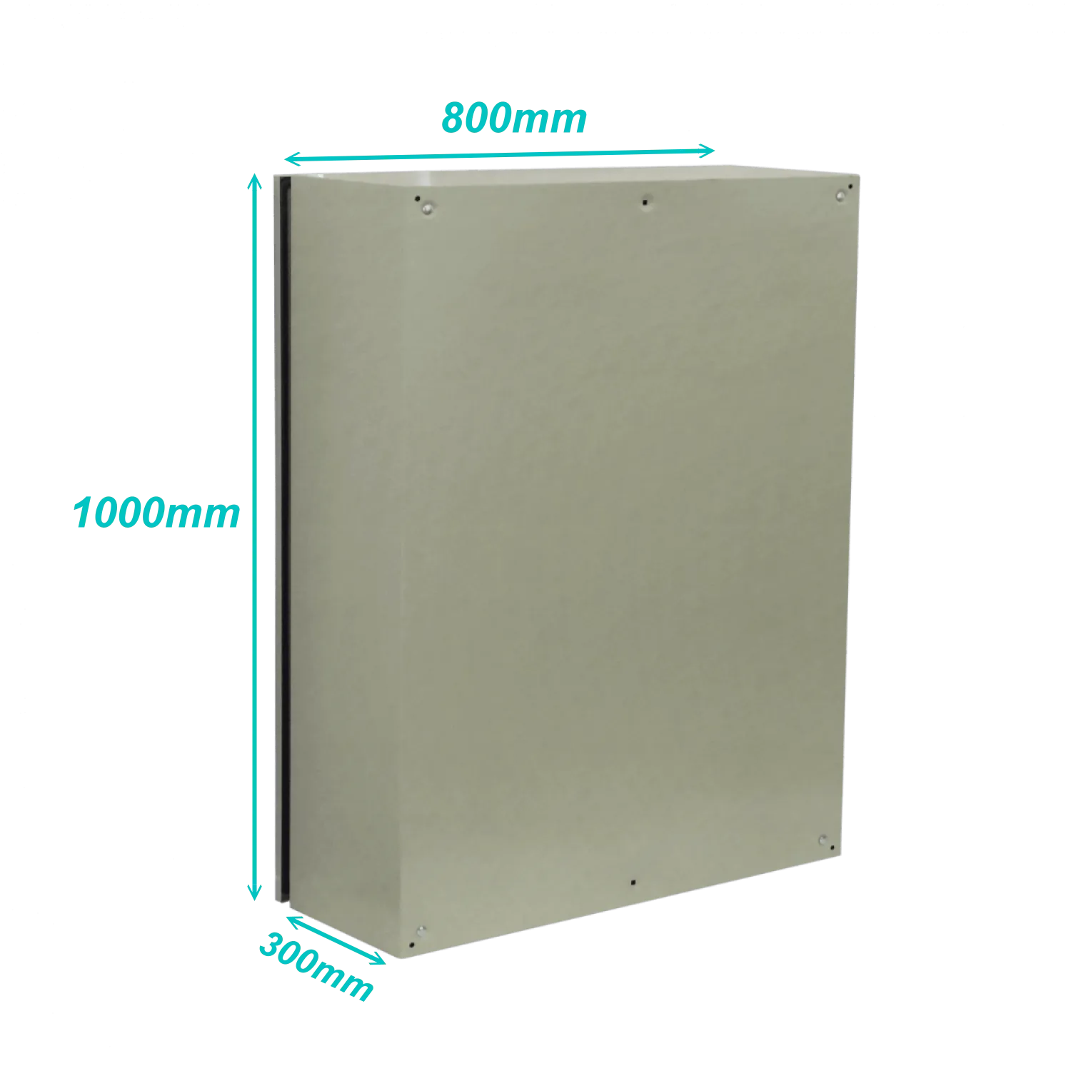 Caja metalica Tibox ST8-1030 1000x800x300mm 3 chapas IP65 beige 3