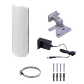 Antena MikroTik MANTBOX2-12S 12dBi 120° 2.4GHz 30dBm L4 con 24V RB911G-2HPnD - Miniatura 2