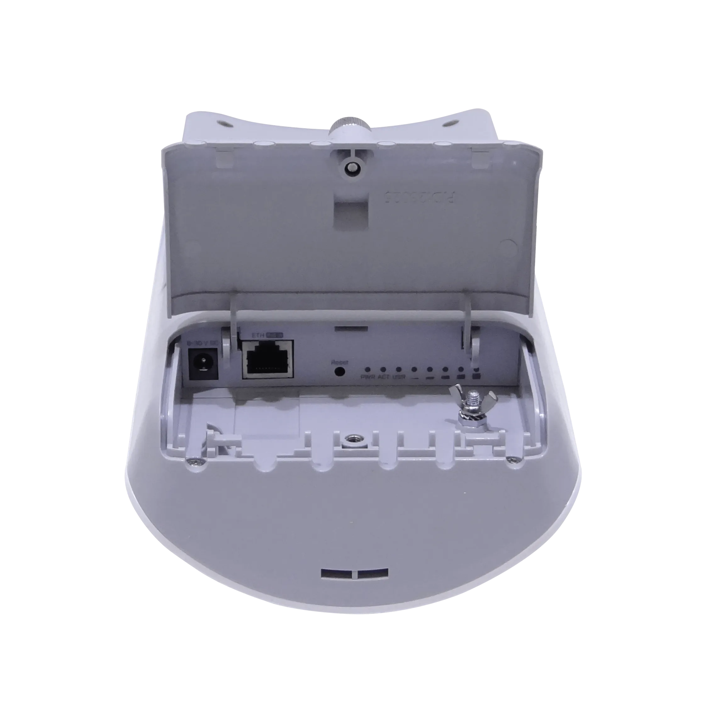 Antena MikroTik MANTBOX2-12S 12dBi 120° 2.4GHz 30dBm L4 con 24V RB911G-2HPnD 6