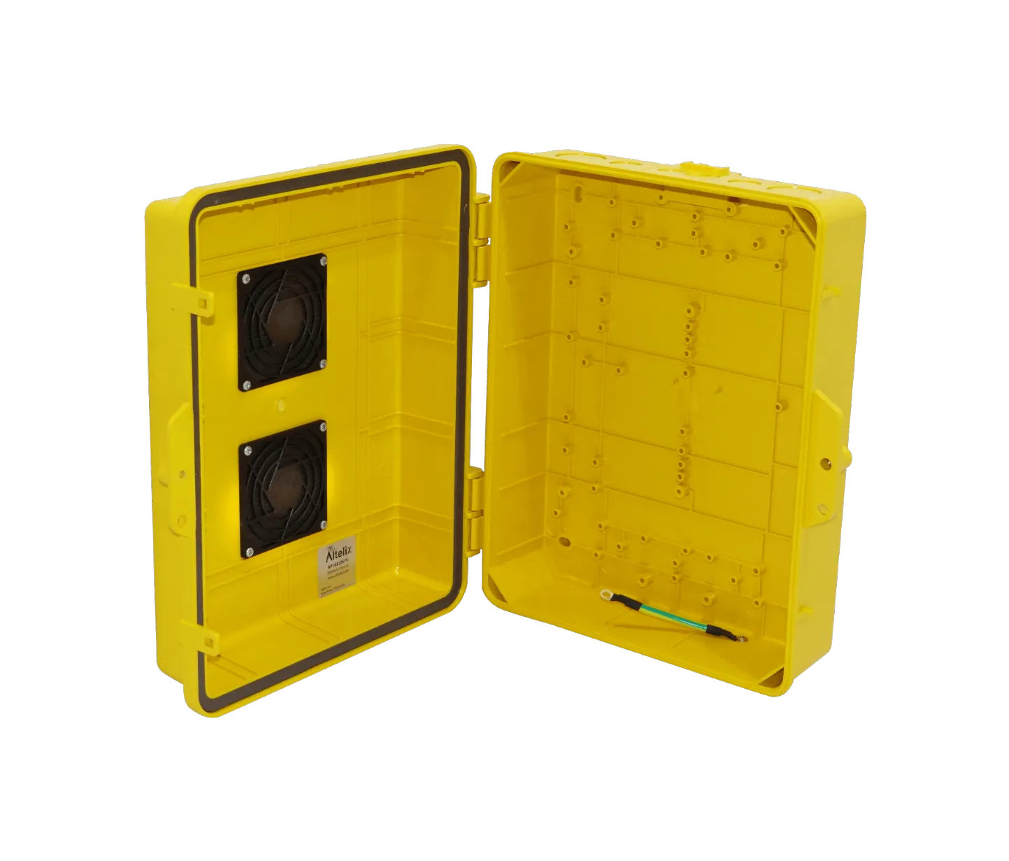 Caja Exterior Ventilada ALTELIX NP141105YV Amarilla 355x280x127mm IP55 NEMA3 PC+ABS 2