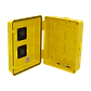 Caja Exterior Ventilada ALTELIX NP141105YV Amarilla 355x280x127mm IP55 NEMA3 PC+ABS - Miniatura 2