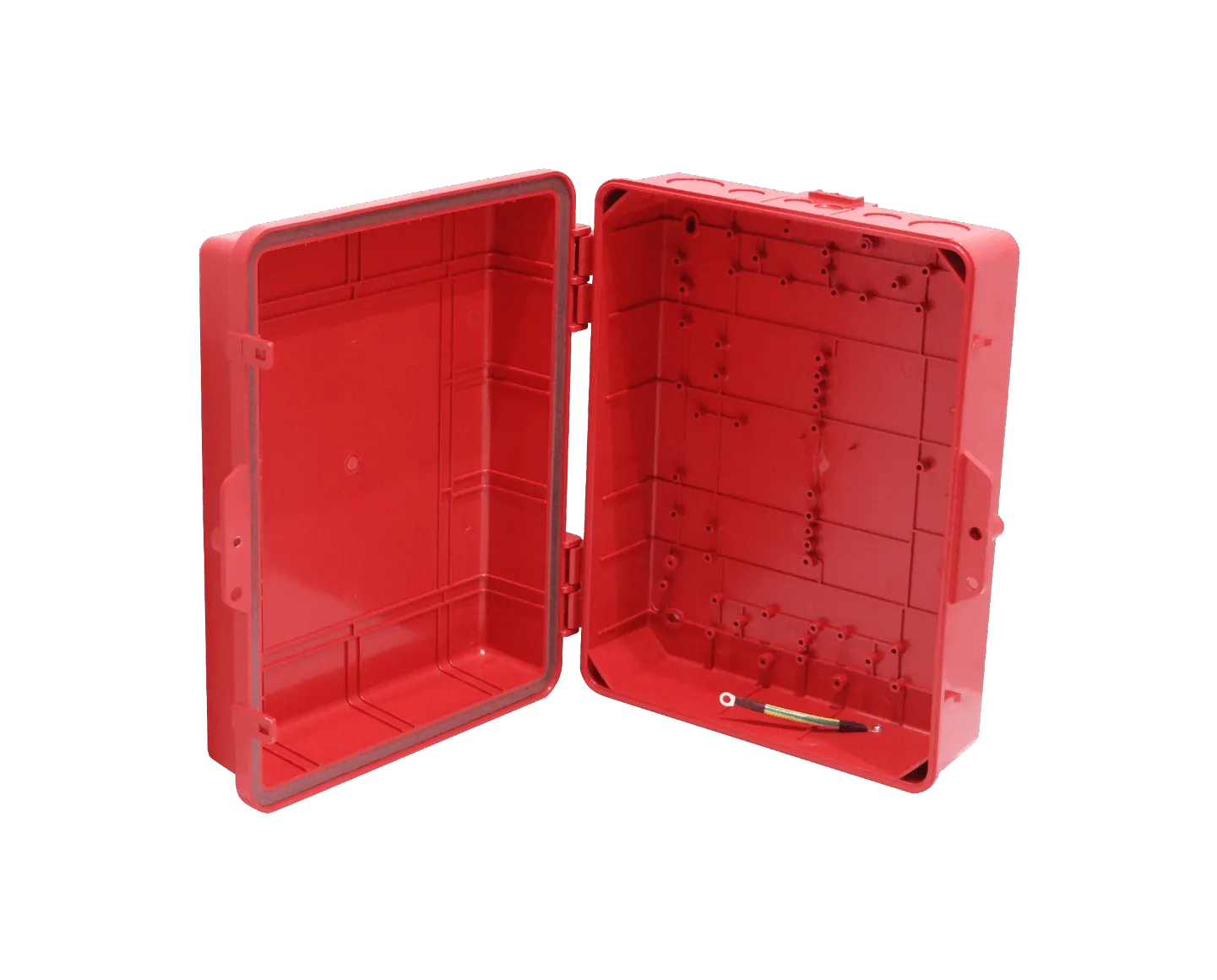 Caja Exterior ALTELIX NP141105R Roja 355x280x127mm IP55 NEMA3 PC+ABS 3