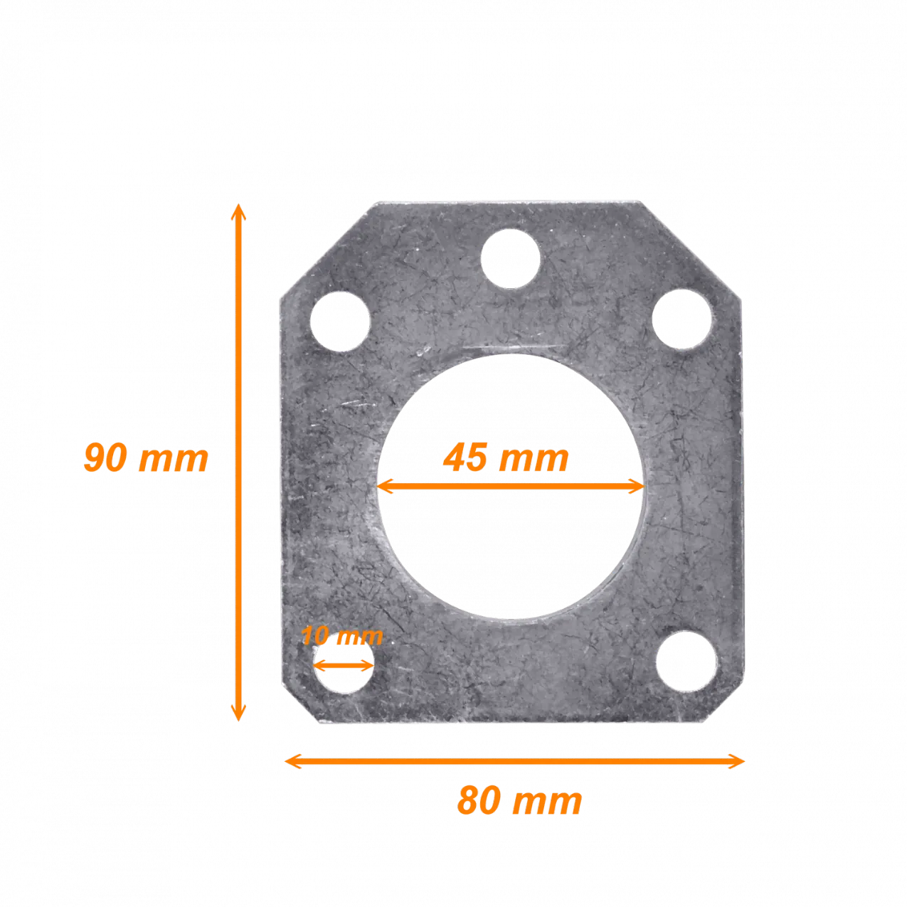 Placa Repuesto LINKMADE MAST-GP45 para Mastil Guy Plate 45mm 2