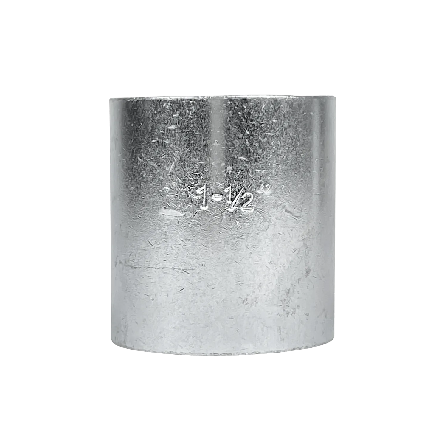 Zincado 1-1/2-Pulg Copla Largo-54mm Hilo Interno 2