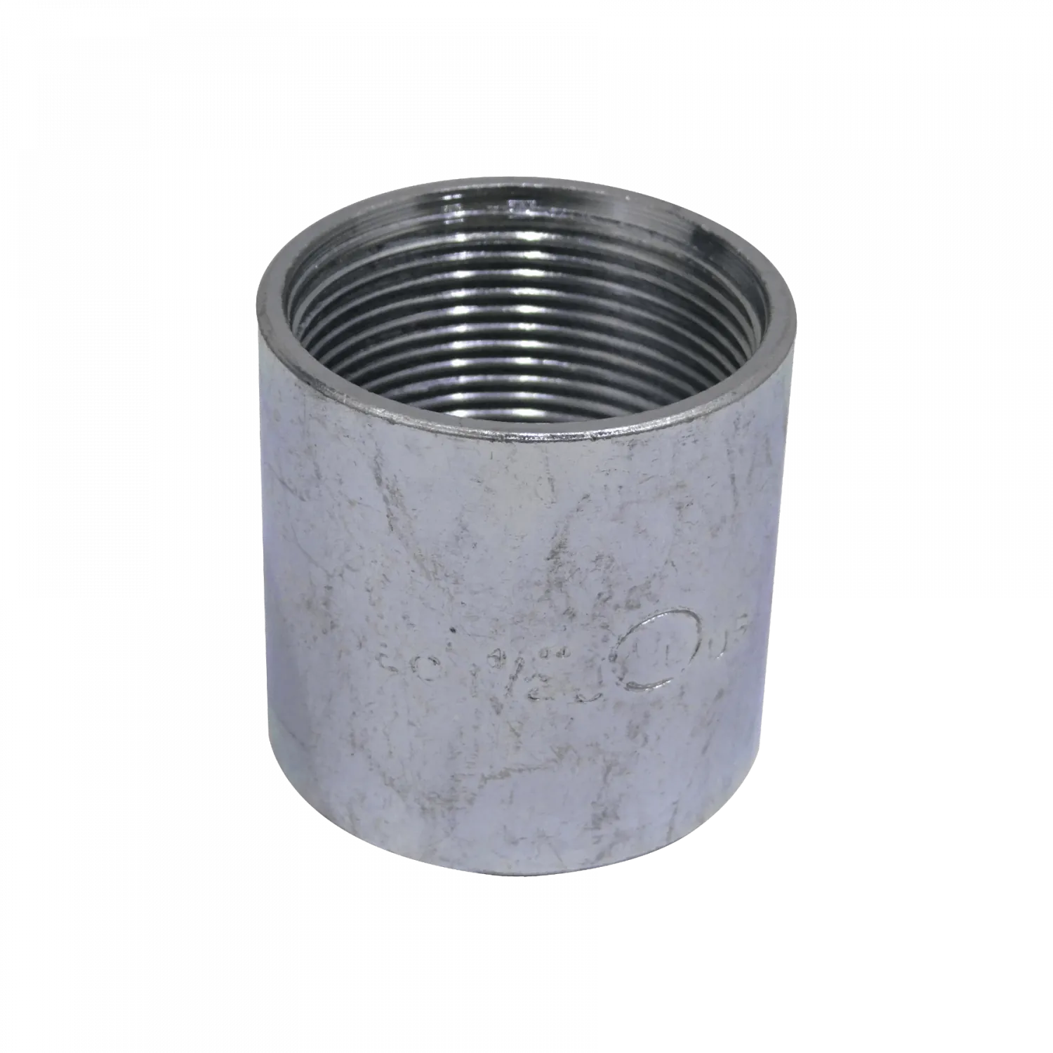 Zincado 1-1/2-Pulg Copla Largo-54mm Hilo Interno 3