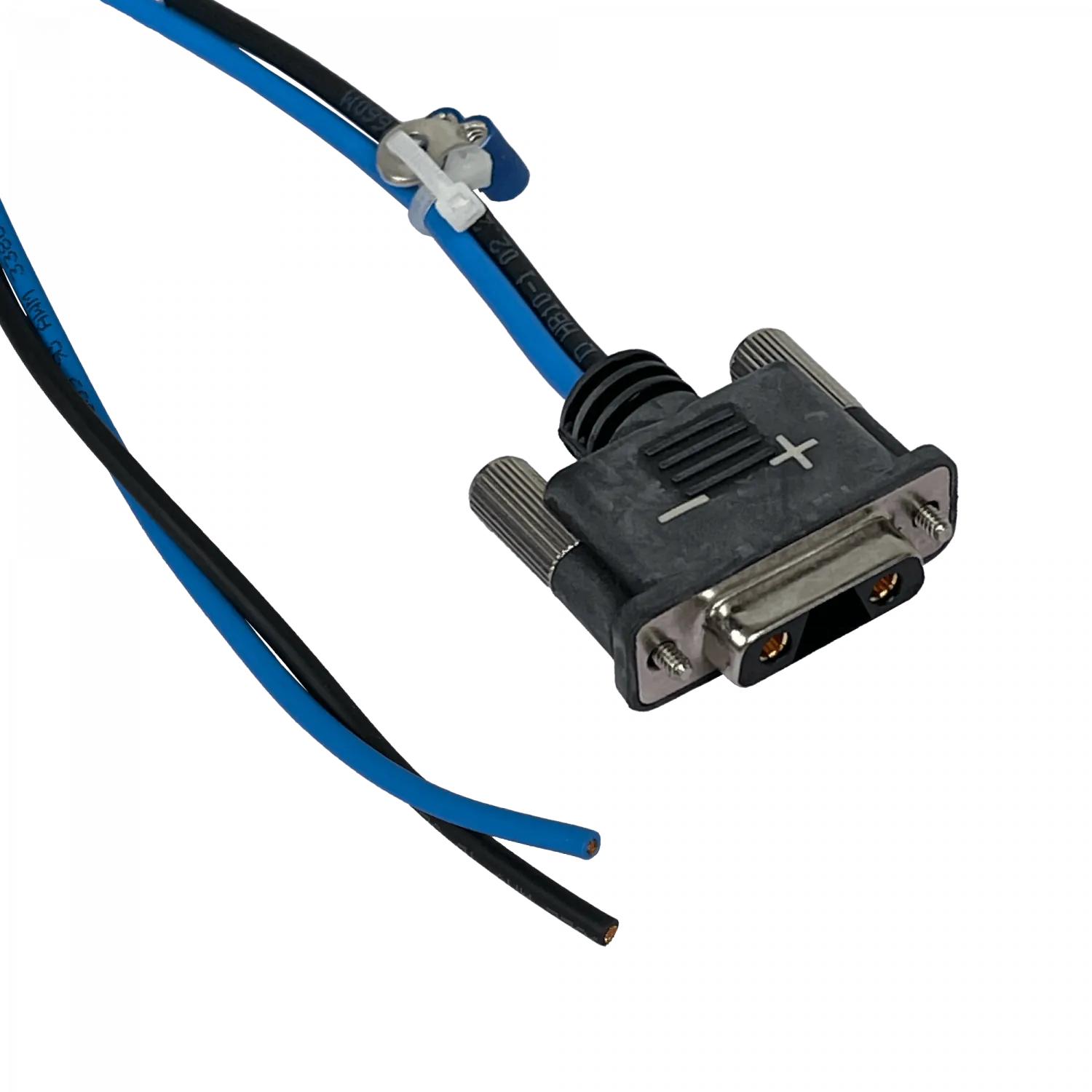 Cable DC 2x2,5mm2 para fuentes OLT MPWD Hw Zt 2,4mt 240cm 2
