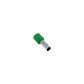 Verde 10,0mm2 12/21,5mm 100-unid AWG7 Ferrules Terminal Aislado Crimp - Miniatura 2