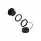 Industrial USB3.0 A-A USB-AH-AH Negro Plastico c/Tapa p/1pulg 25-27mm - Miniatura 4