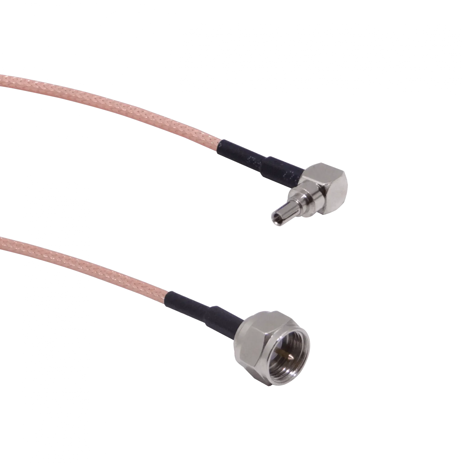 CRC9-M-90º a F-Macho RG316 Cable Coaxial 15cm 2