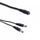 Divisor de Corriente 1-DC-H a 2-DC-M, 5.5x2.1mm, 22cm x2, Cable Negro - Miniatura 2