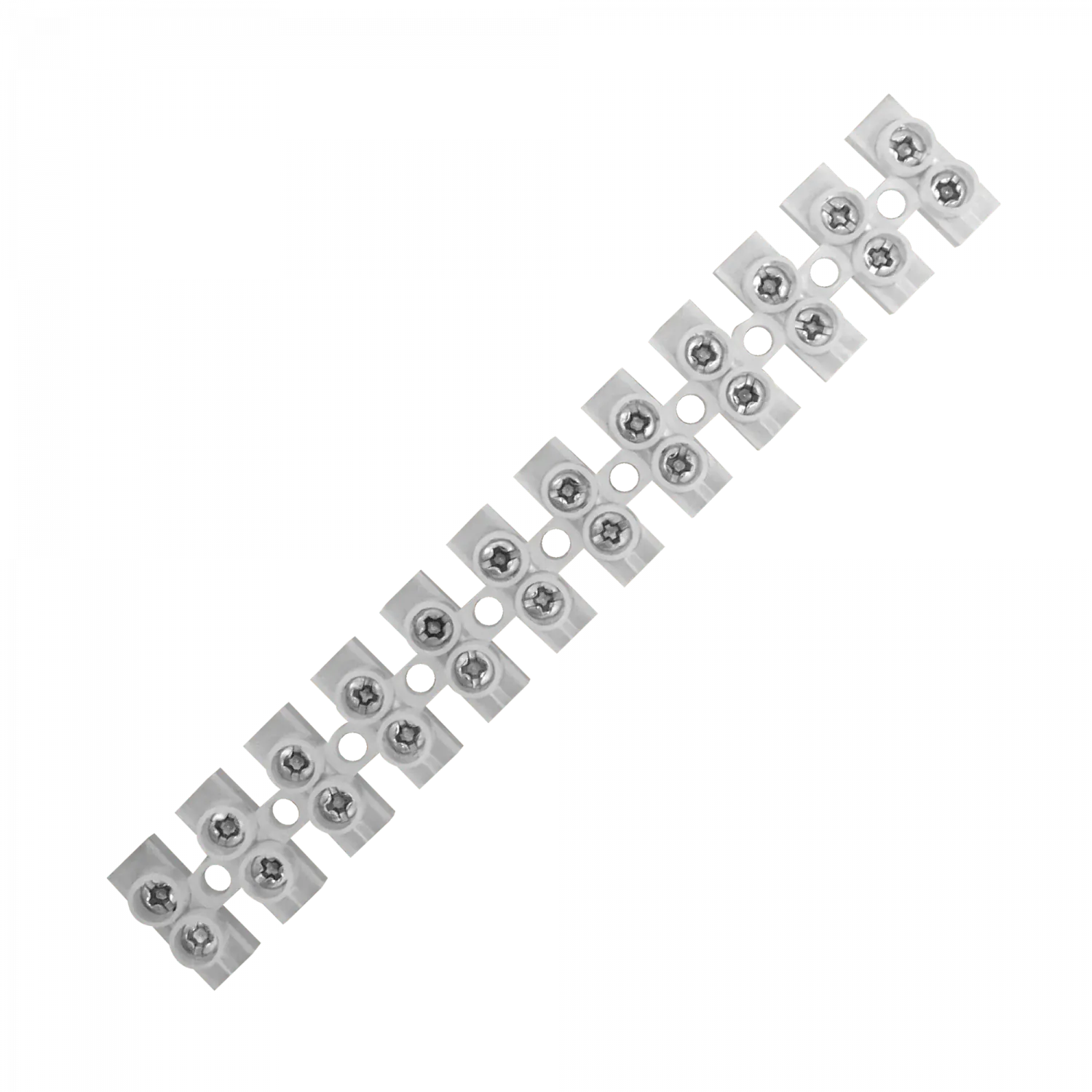 6-Ampere 1mm2 12-Pares Regleta-Tornillos 380V-Max 6A-Max 105x15x12mm 3