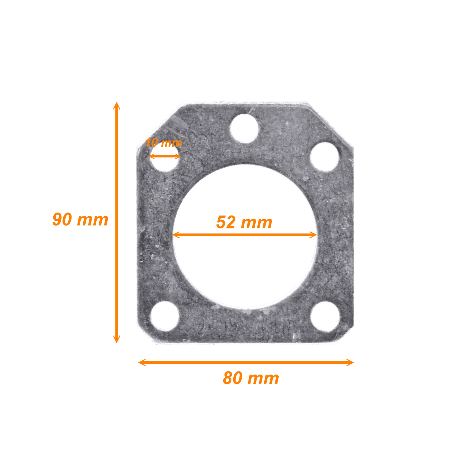Placa Repuesto LINKMADE MAST-GP52 para Mastil Guy Plate 52mm 2