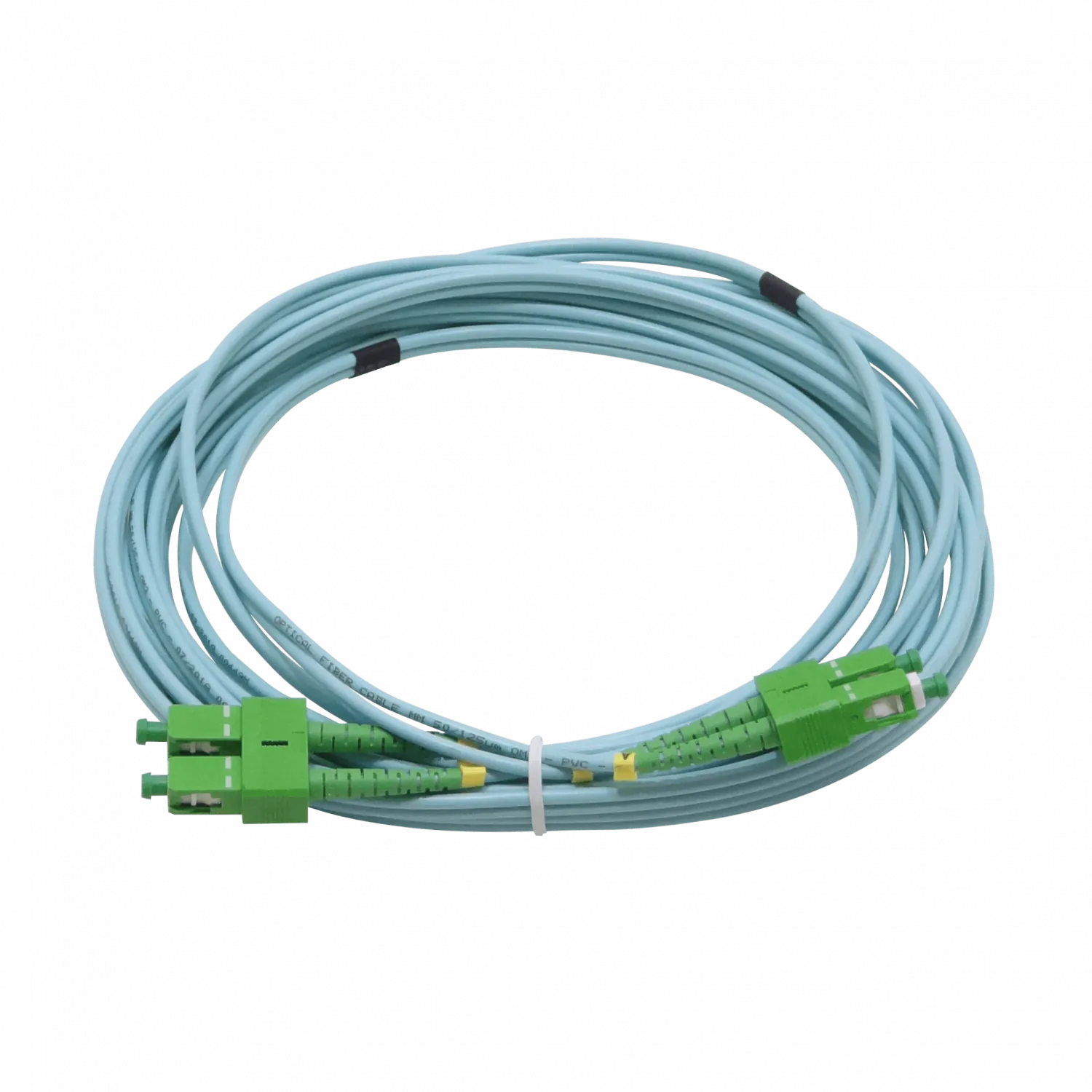5mt SC/APC-SC/APC OM3 Multimodo MM Duplex Jumper Fibra LSZH 3