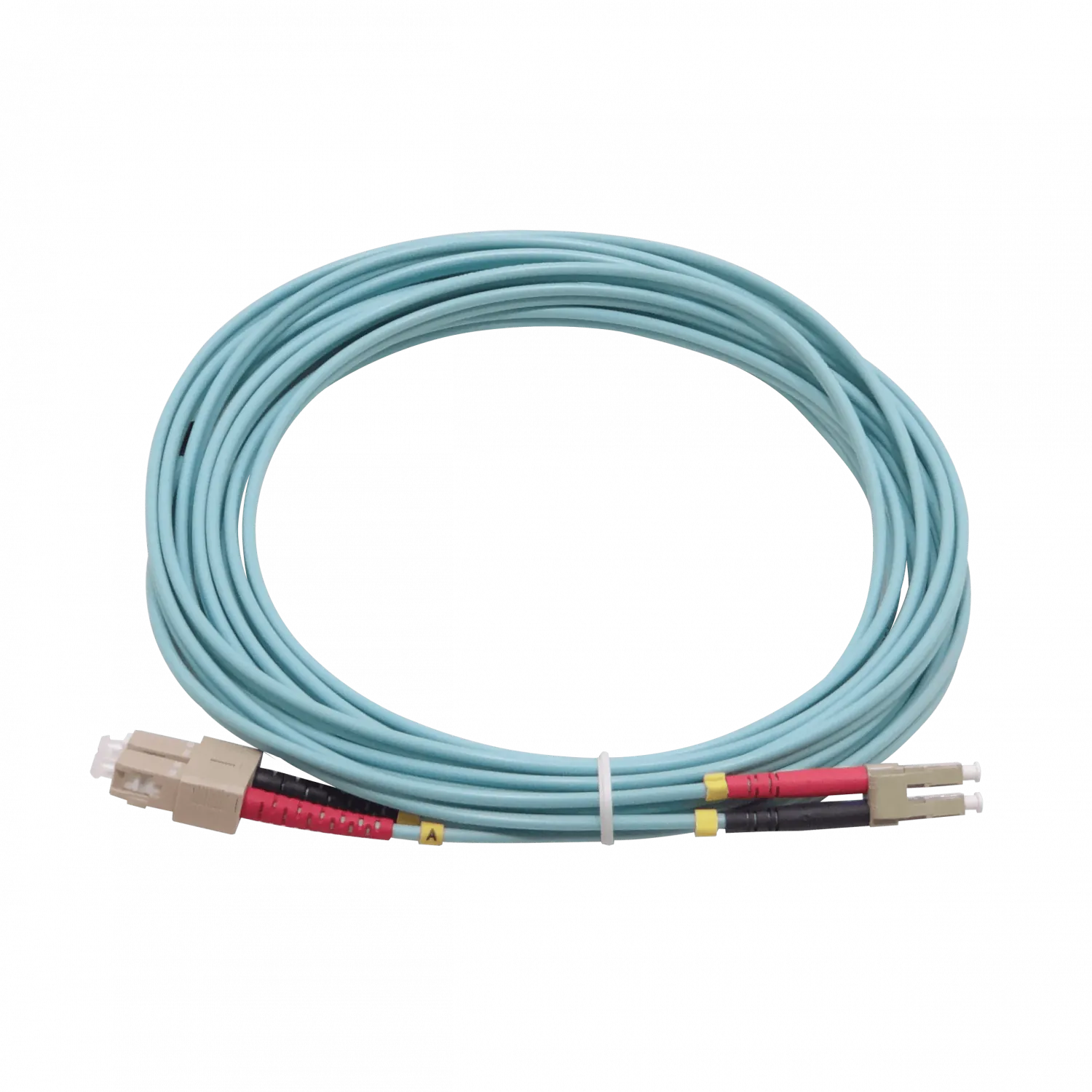 5mt LC-SC OM3 MultiModo MM Duplex Jumper Fibra 50/125um 3.0mm LSZH 3