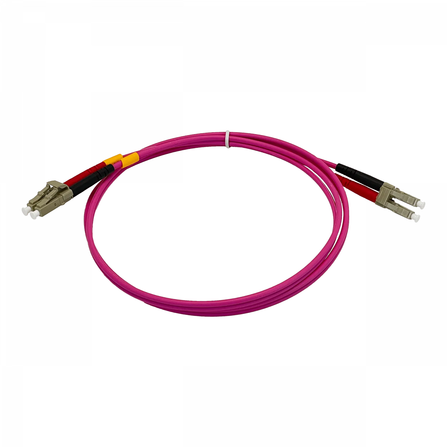 LSZH 1mt LC-LC OM4 MultiModo MM Duplex Jumper Fibra 50/125um 3,0mm 2