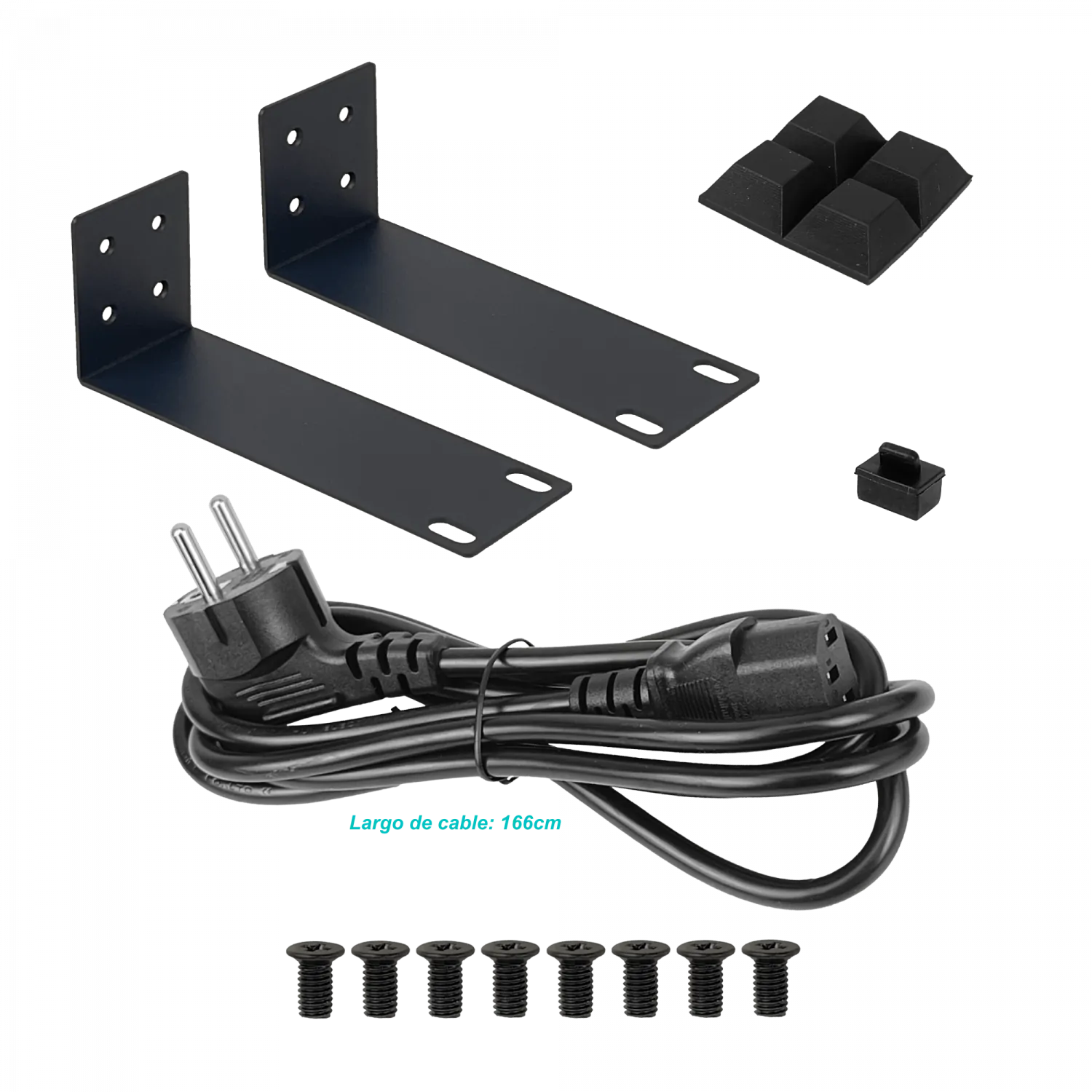 PLANET 8-100-PoE+at 1-1000 1-SFP 120W-tot Switch no-Admin Rack19p 6