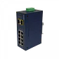 PLANET 8-1000 2-SFP Switch Industrial no-Admin Riel-DIN 12-48VDC 24VAC - Miniatura 6