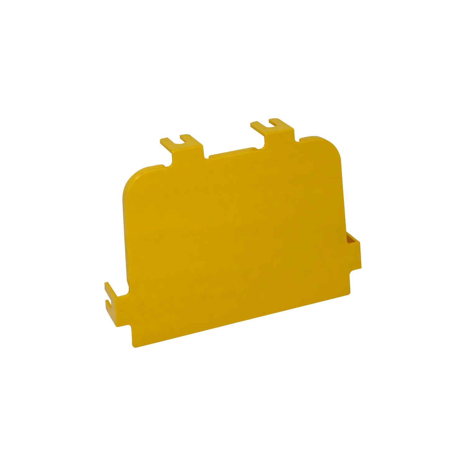 CCA-120-TF. 120x100mm Tapa Final Amarilla PC+ABS LSZH Hembra req/CC-120 3