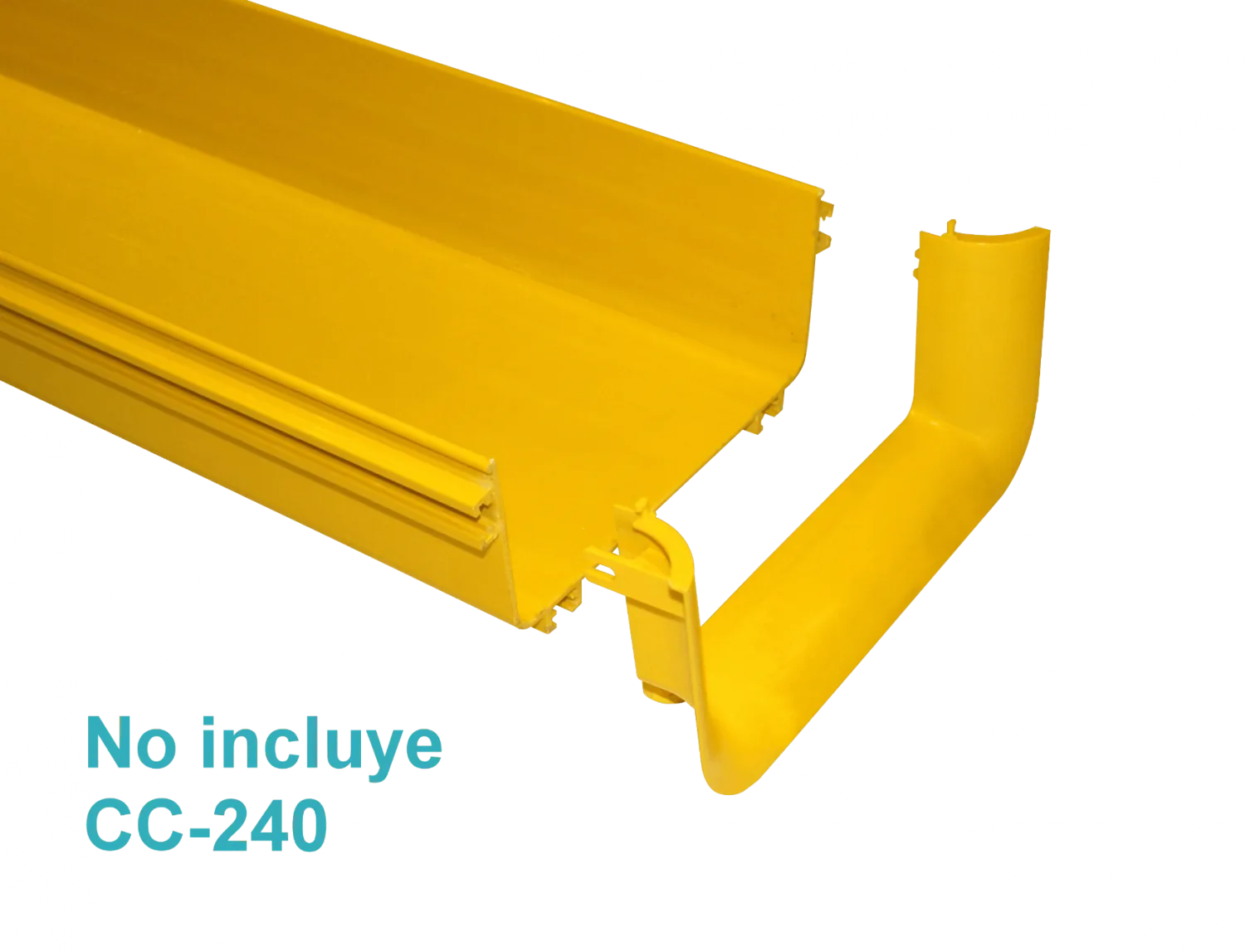 240x100mm Trompeta Amarilla PC+ABS LSZH Macho/Hembra 4