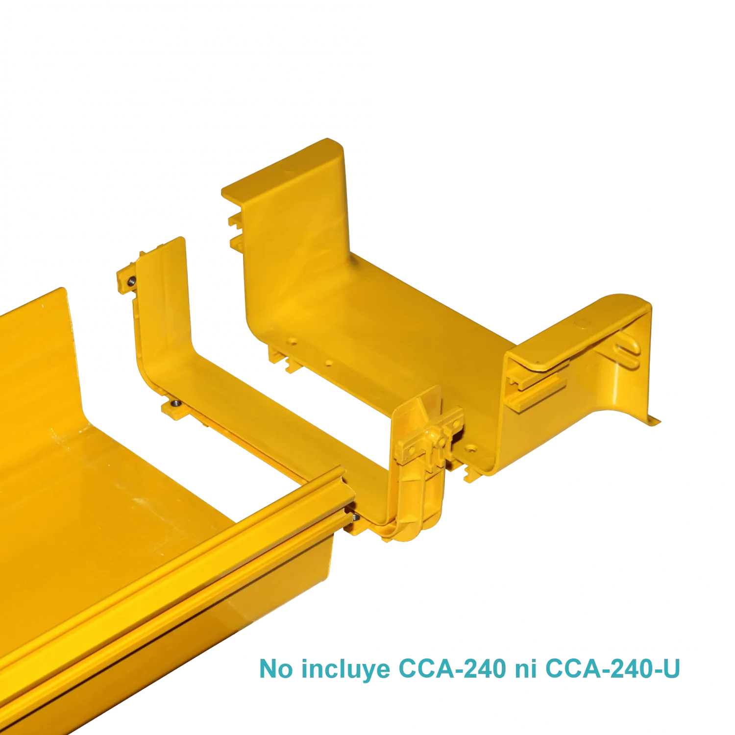 CCA-240-TU. 240x100mm Derivacion Universal Tee Amarilla PC+ABS LSZH Macho 3