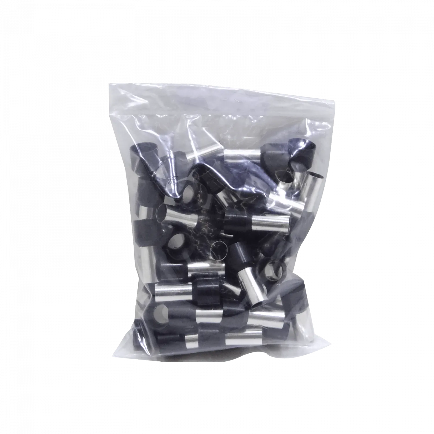 Negro 50,0mm2 20/36,0mm 50-unid AWG1 Ferrules Terminal Aislado Crimp 3