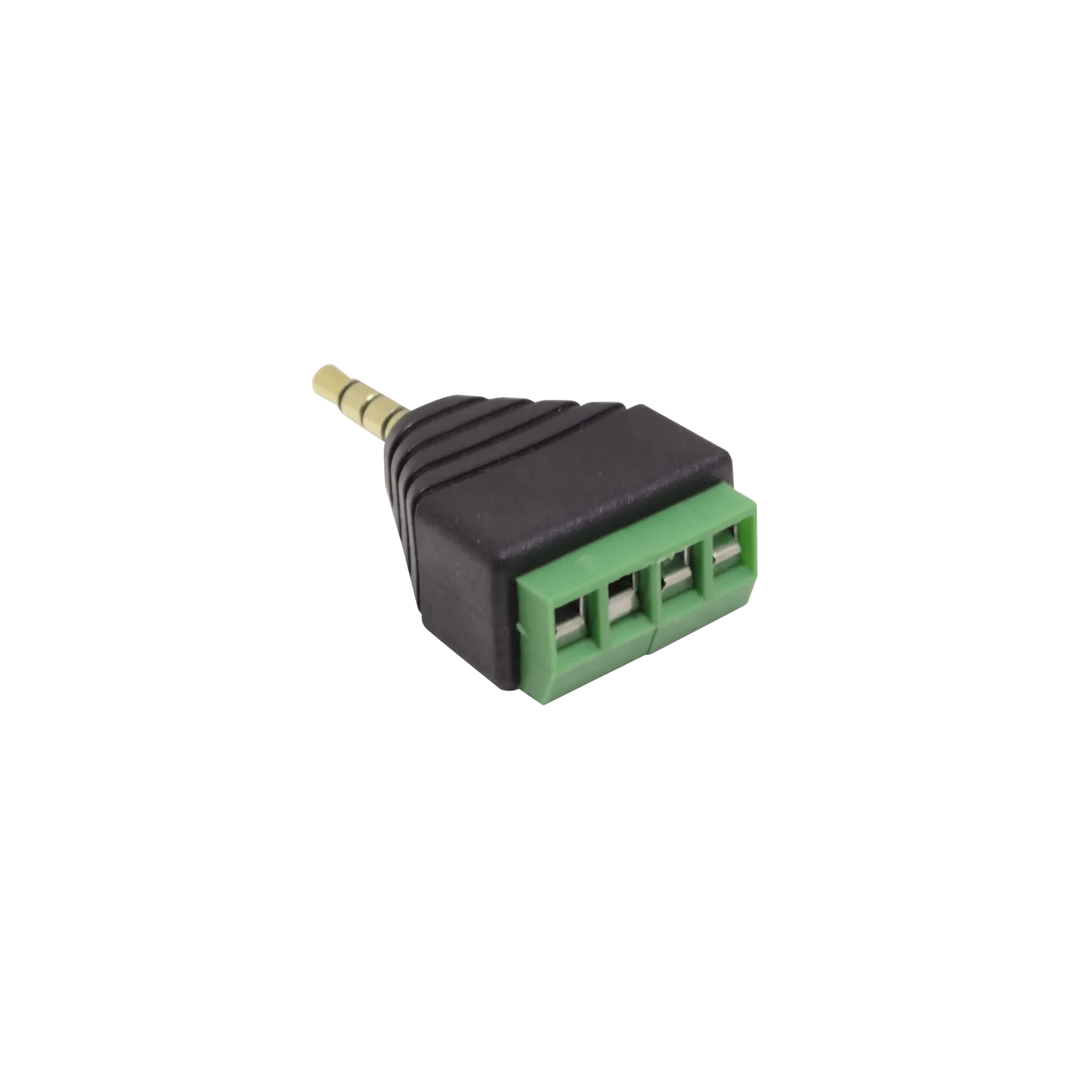 Conector A/V 4-Pin Jack 3.5mm Macho a Regleta Terminal 2