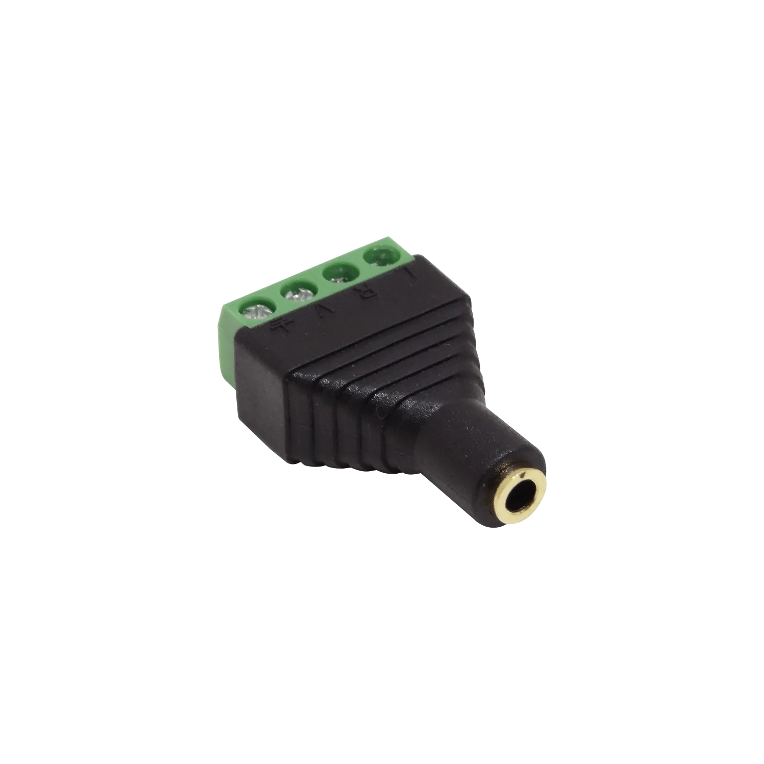 Conector A/V 4-Pin Jack 3.5mm Hembra a Regleta Terminal 2