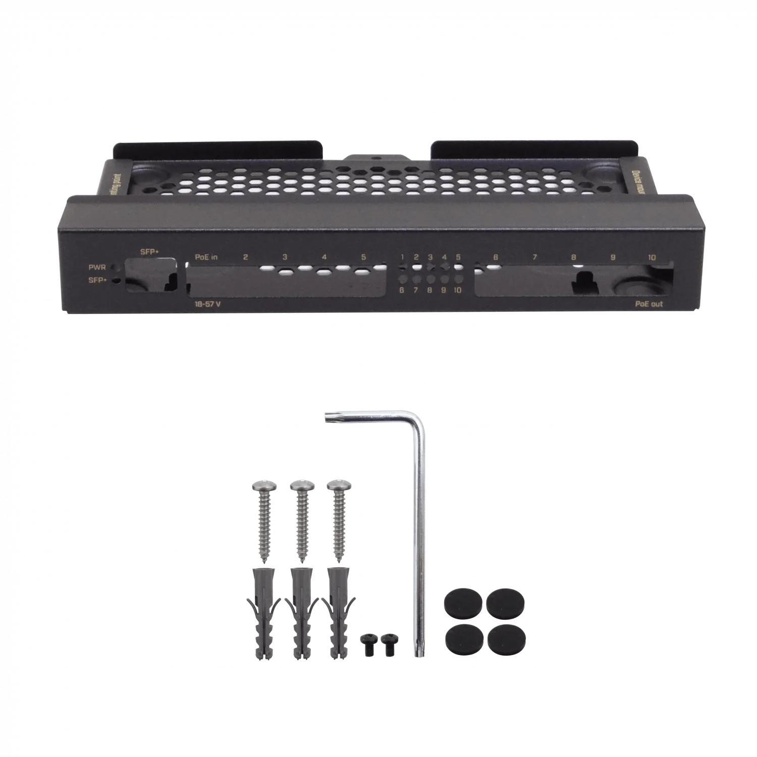 Soporte Mural MIKROTIK para Serie RB4011, 230x33x151mm 2