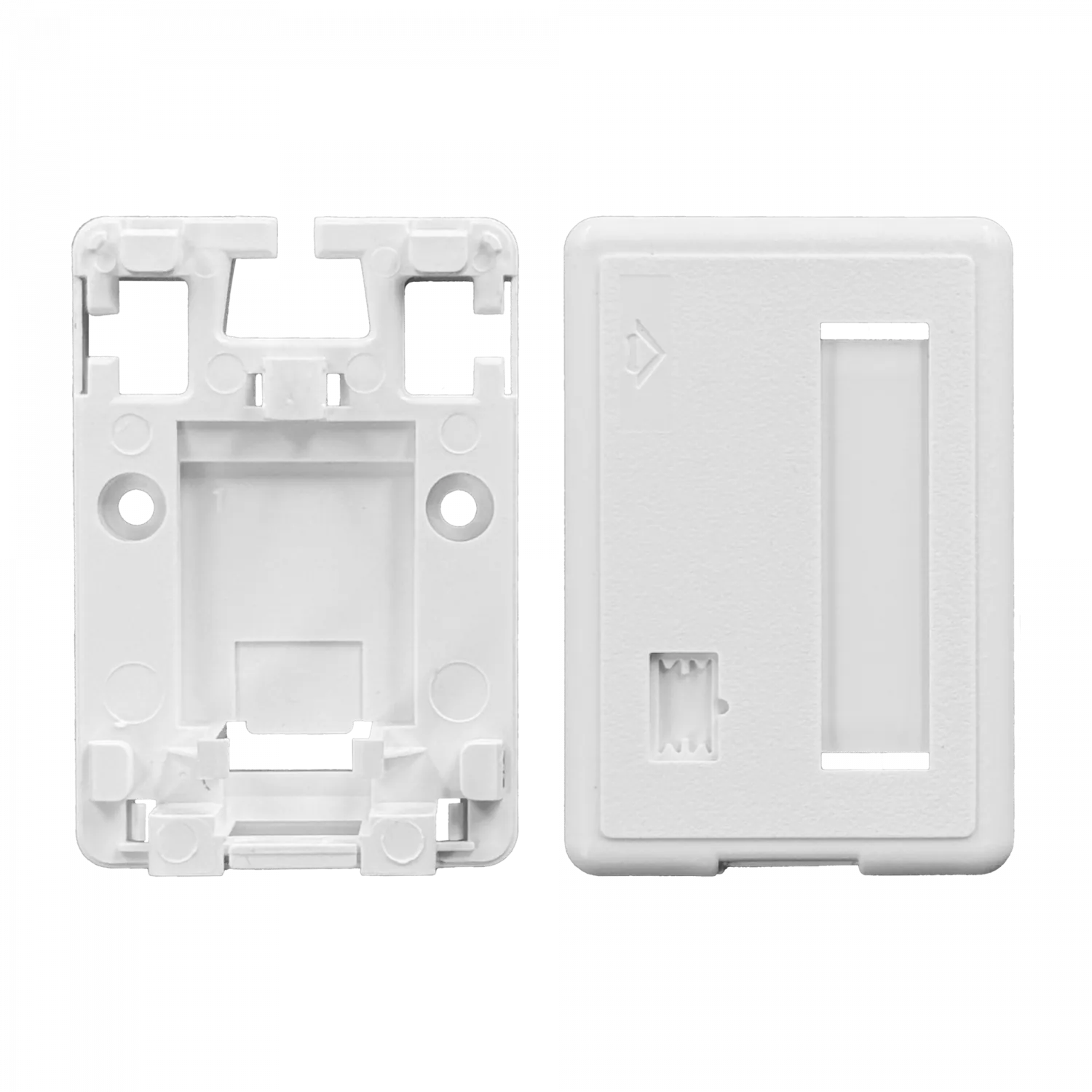 Roseta Furukawa RST-1P sobrepuesta blanca para 1 keystone 27x45x66mm 7