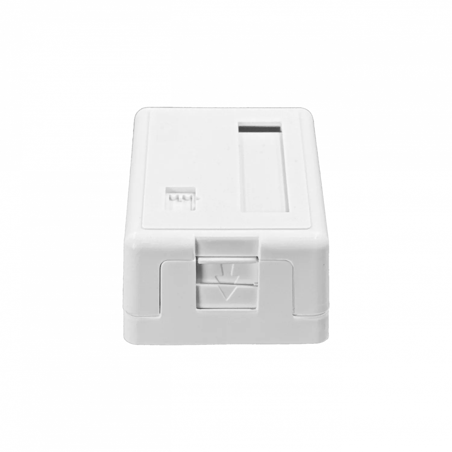 Roseta Furukawa RST-1P sobrepuesta blanca para 1 keystone 27x45x66mm 4