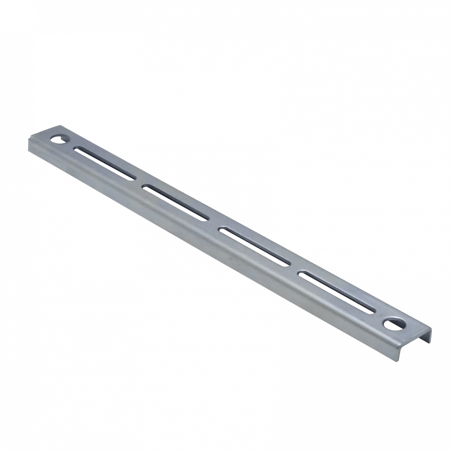 Barra metálica ranurada CCA-40B, 40 cm, soporte para CC-240 (400×39×14 mm) 2