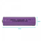 Batería de Litio Recargable 3.7V, 1200mAh, Li-ion - Miniatura 2
