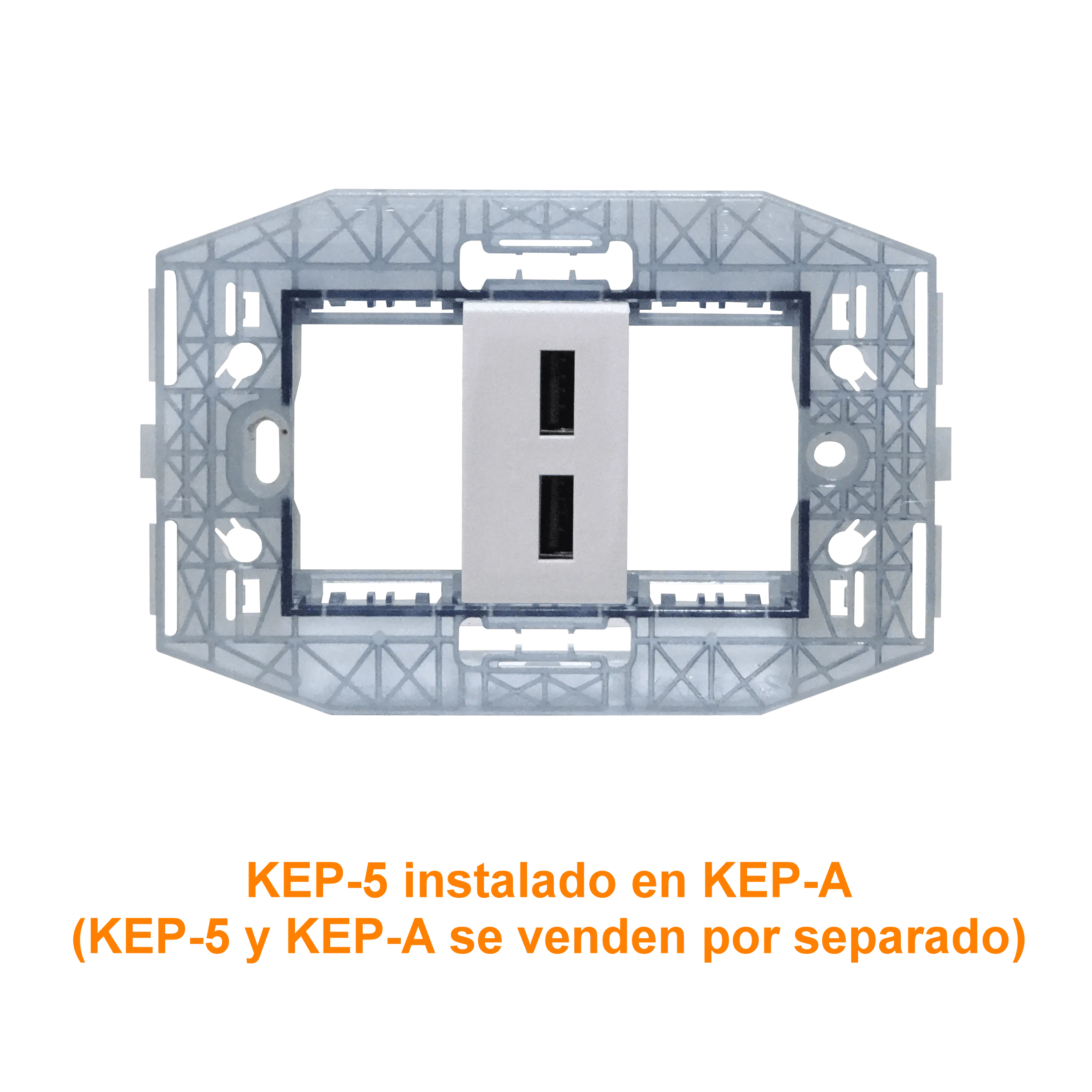 KALOP Modulo 2xUSB-AH 5V 2A 10W 100-240VAC req-Bastidor KS40490 2