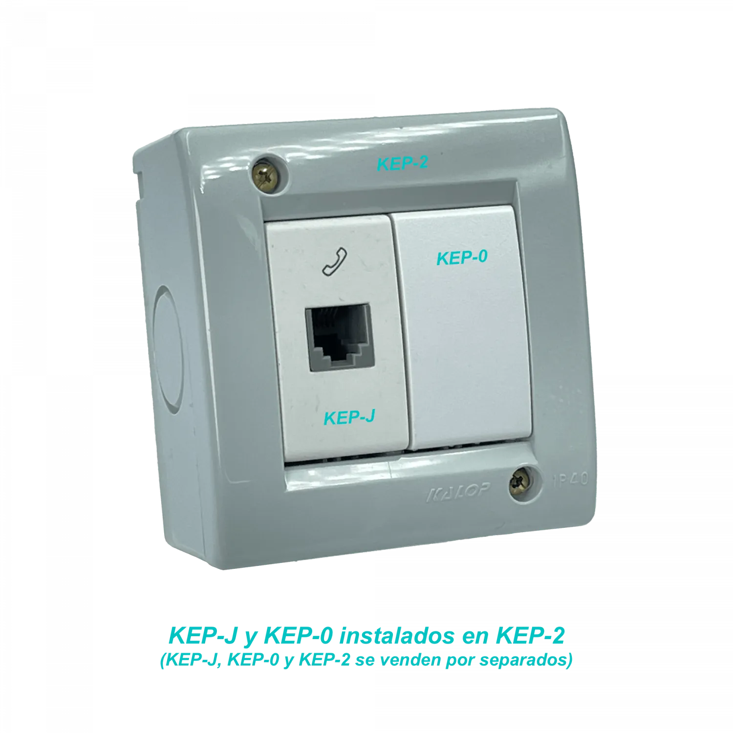 KALOP Blanco Toma Telefonica RJ11 6P4C req/KEP-A KL40321 3
