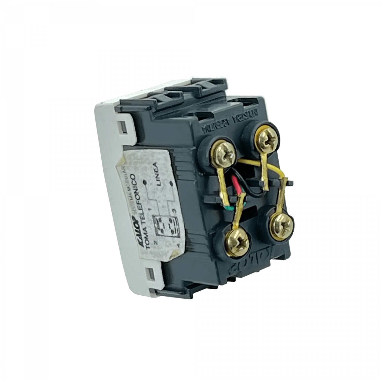 KALOP Blanco Toma Telefonica RJ11 6P4C req/KEP-A KL40321 4