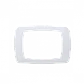KALOP Jonica Blanco Placa Tapa 3 Modulos 3-Puestos req/KEP-X KL40815 - Miniatura 2