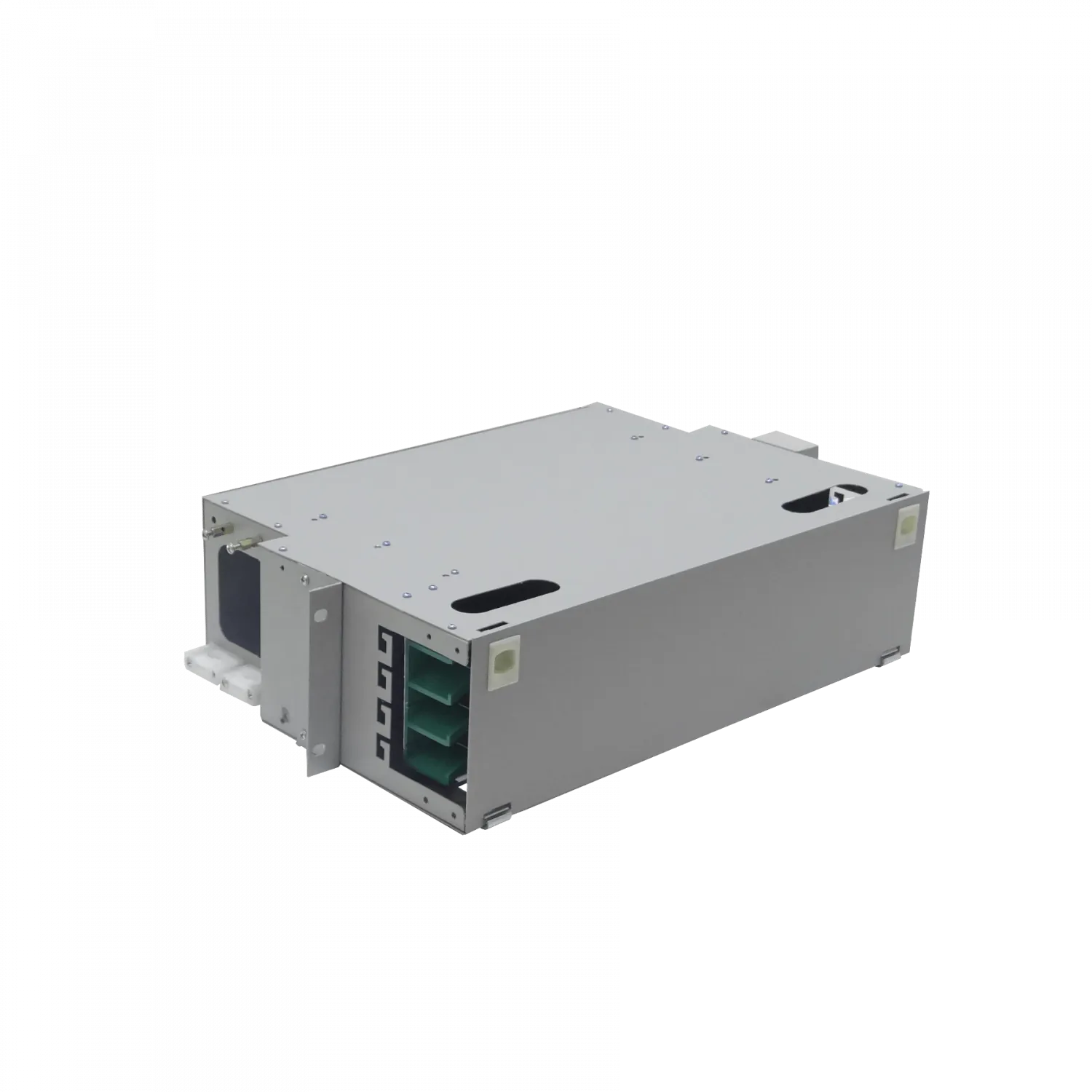 Cabecera 3U-Rack Metalica tipo ODF para 4 bandeja 3