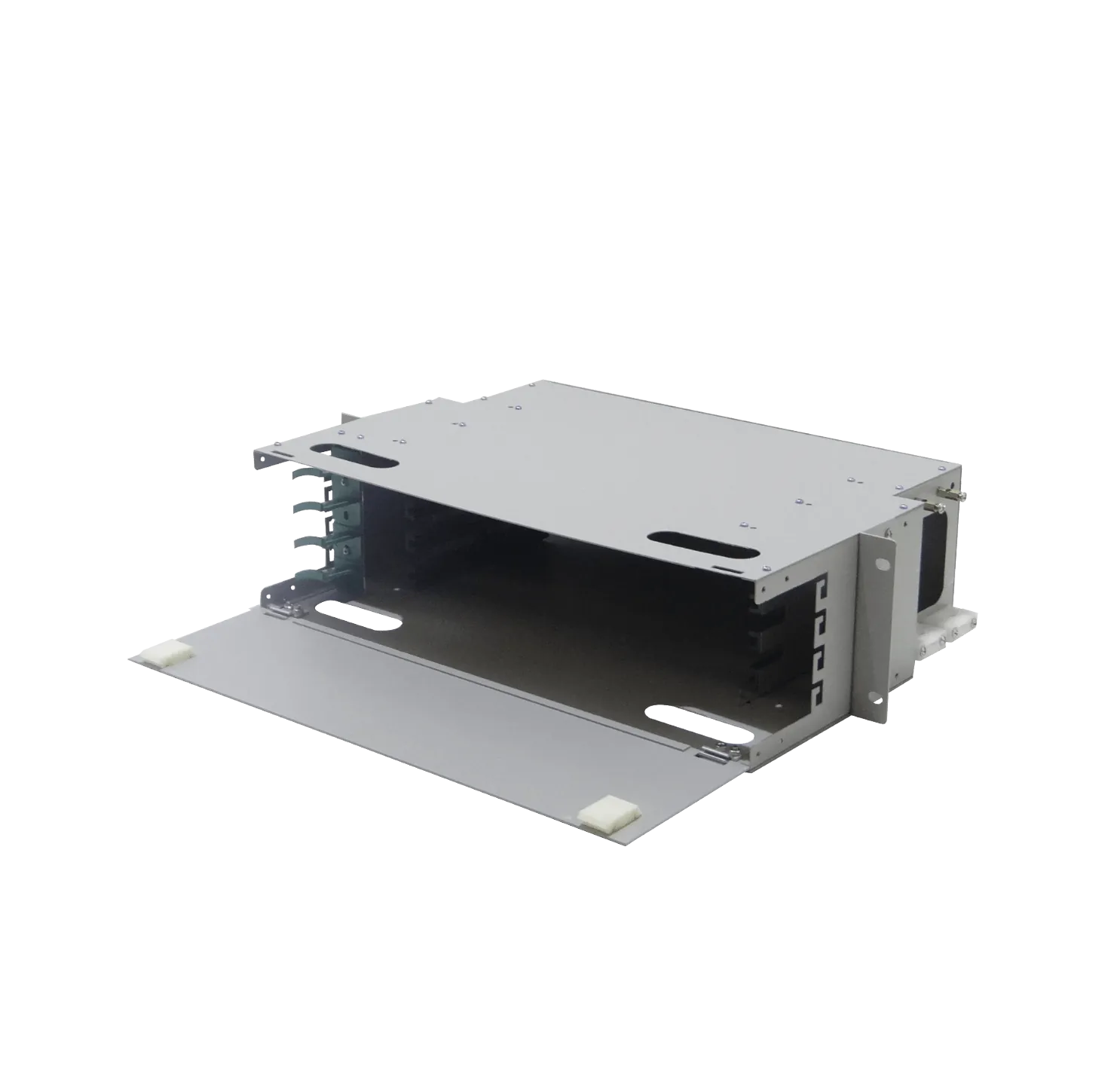 Cabecera 3U-Rack Metalica tipo ODF para 4 bandeja 4