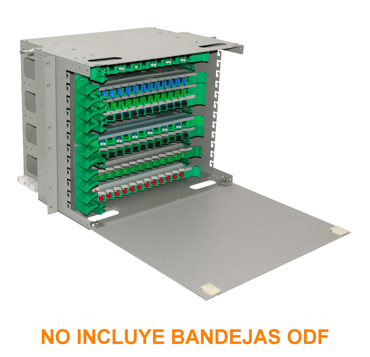 Cabecera 7U-Rack Metalica tipo ODF para 12 bandeja 3