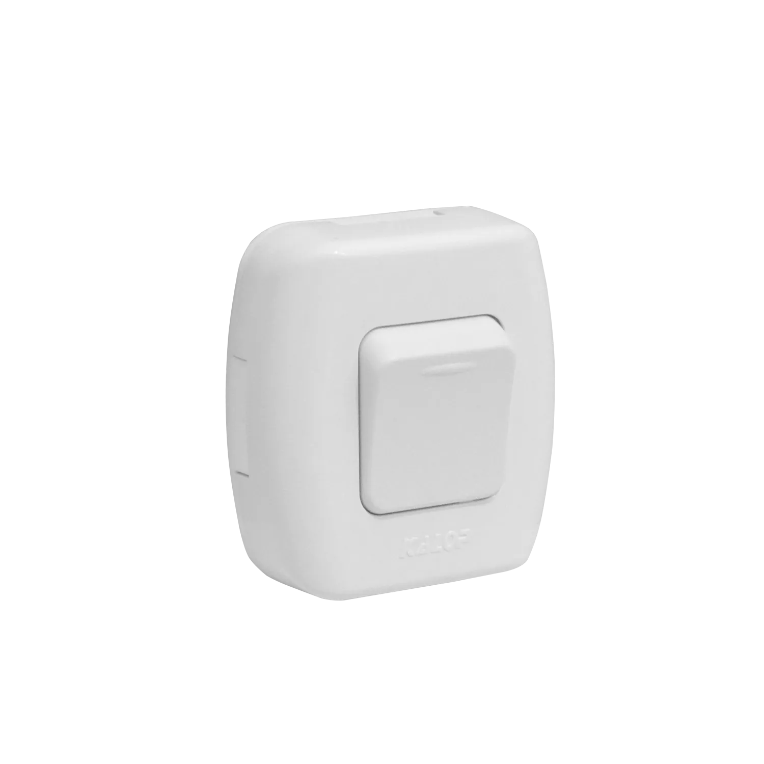 KALOP 9/12 Boton Switch Simple Sobrepuesto Blanco Tekna IP20 KS39650 2
